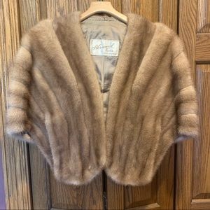 Abravanel Furs of Pittsburgh Vintage Mink Fur Wrap